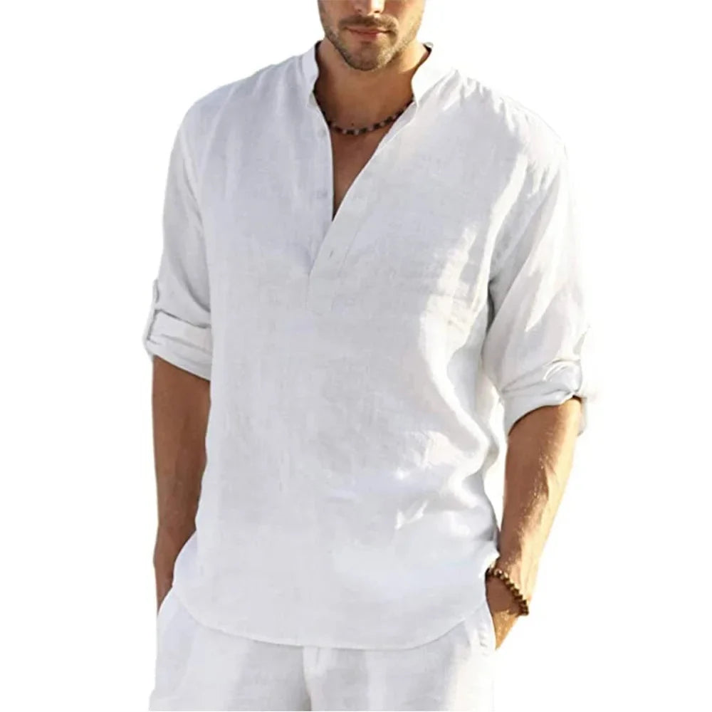Stylish Men's Linen Shirt