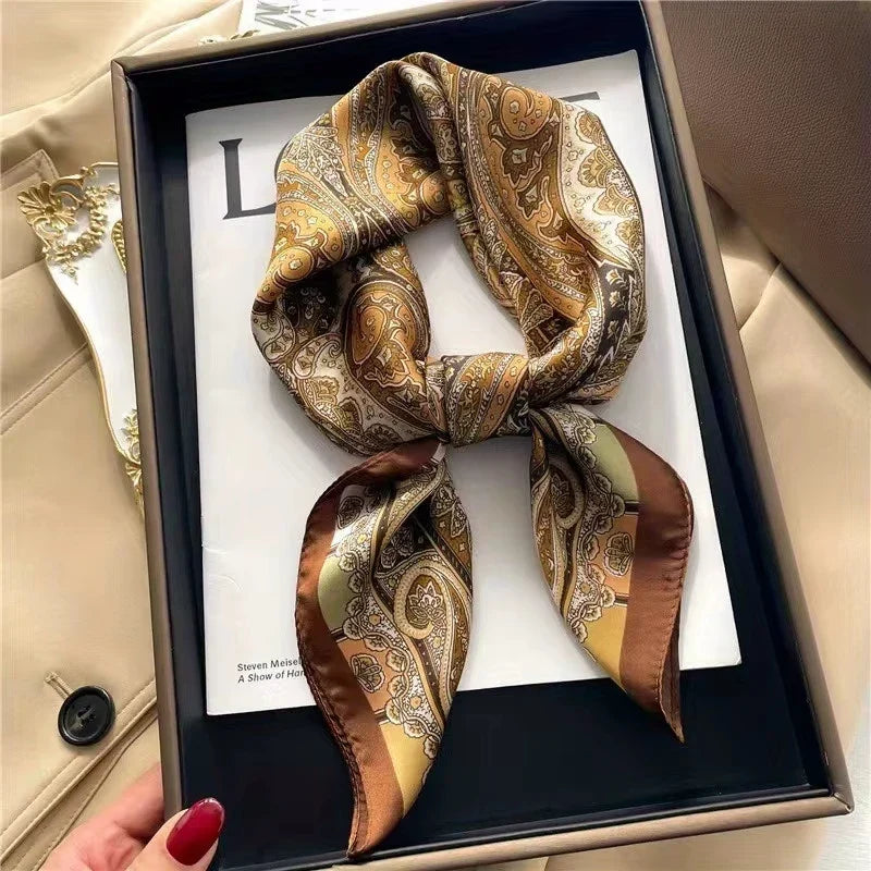 Silky Chic Square Scarf