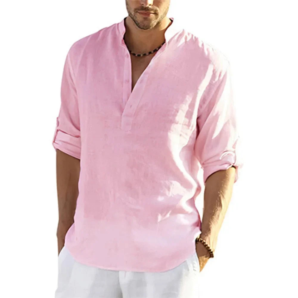 Stylish Men's Linen Shirt
