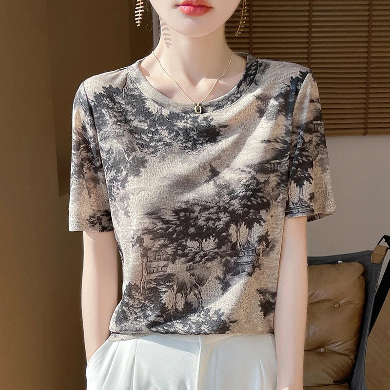 Chic Summer Knit Tee
