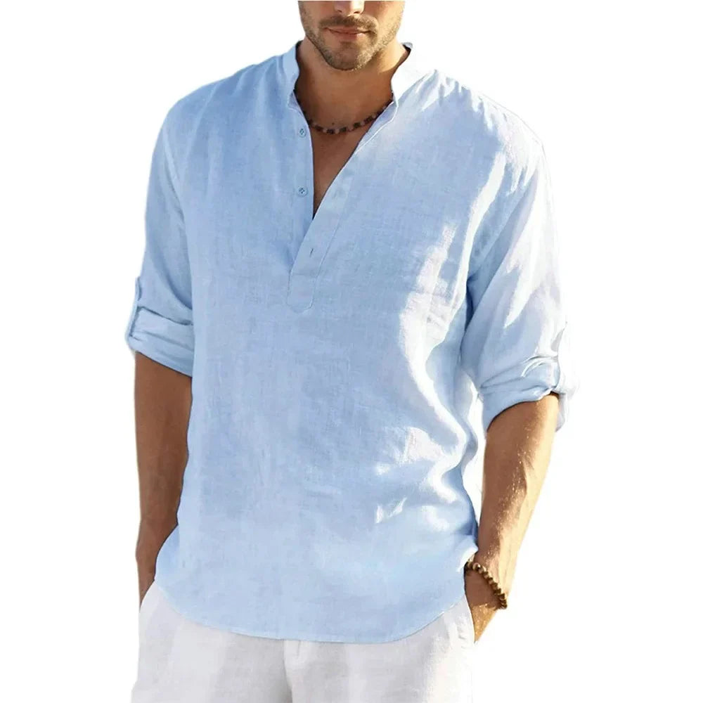 Stylish Men's Linen Shirt