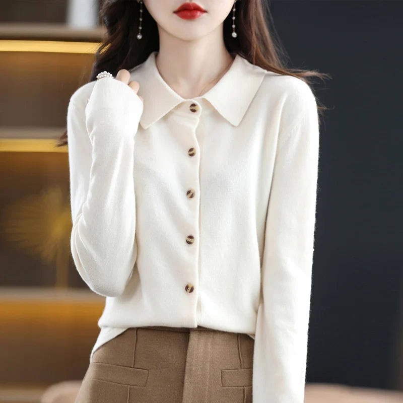 Cozy Wool Knit Cardigan