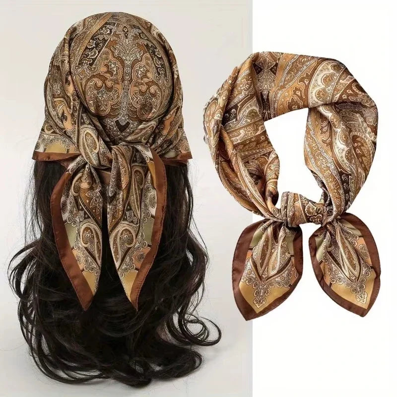 Silky Chic Square Scarf