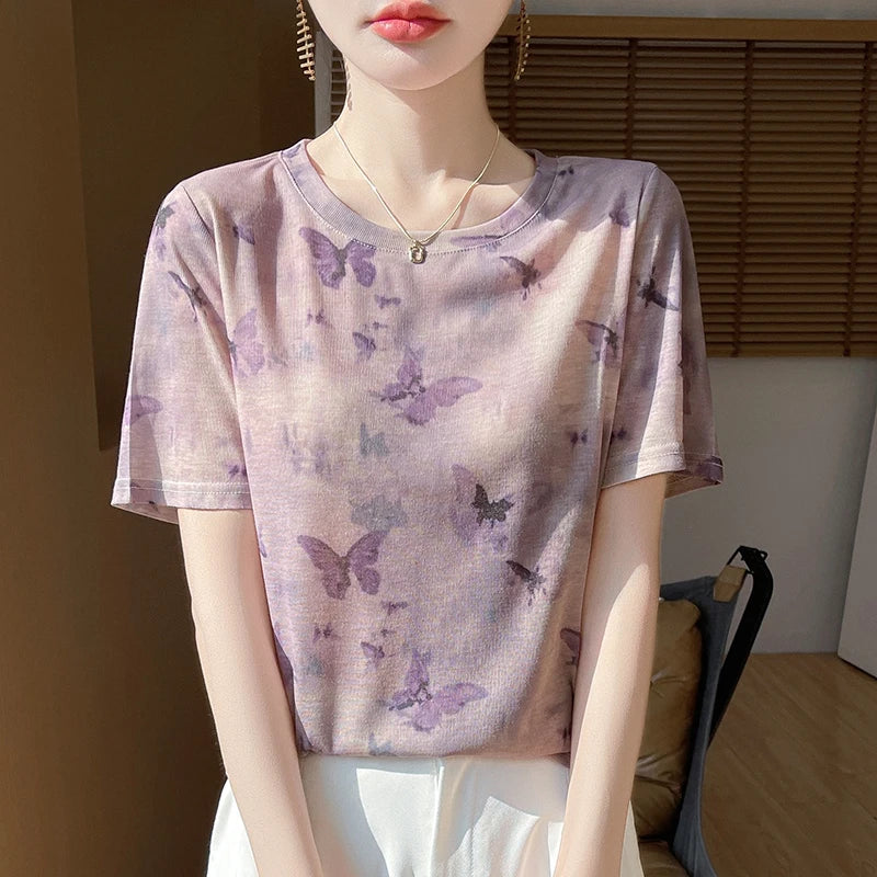 Chic Summer Knit Tee