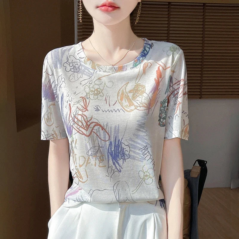 Chic Summer Knit Tee