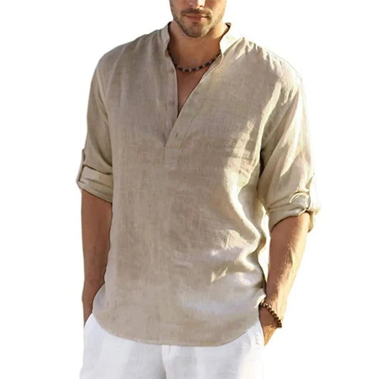 Stylish Men's Linen Shirt