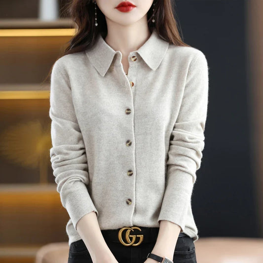 Cozy Wool Knit Cardigan