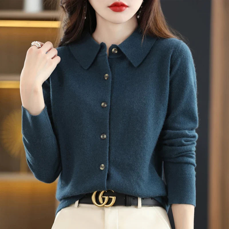Cozy Wool Knit Cardigan