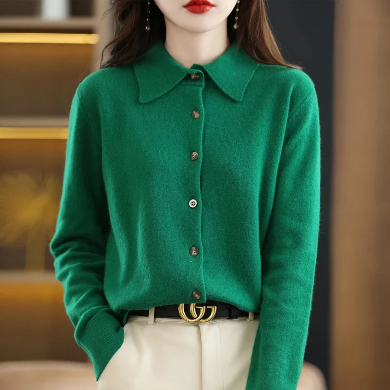 Cozy Wool Knit Cardigan
